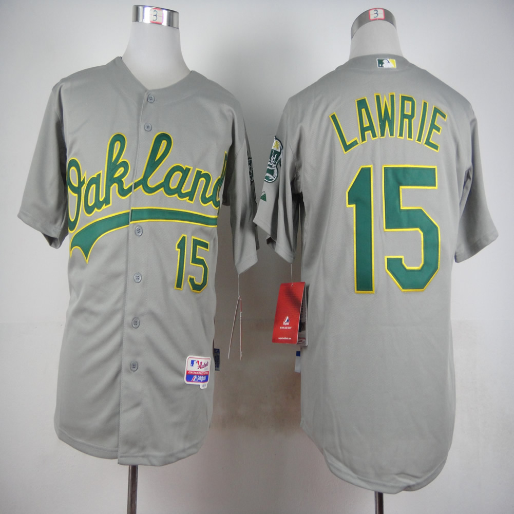 Men Oakland Athletics #15 Lawrie Grey MLB Jerseys